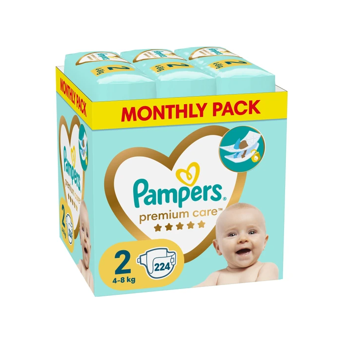 pampers premium care 2 ile kg