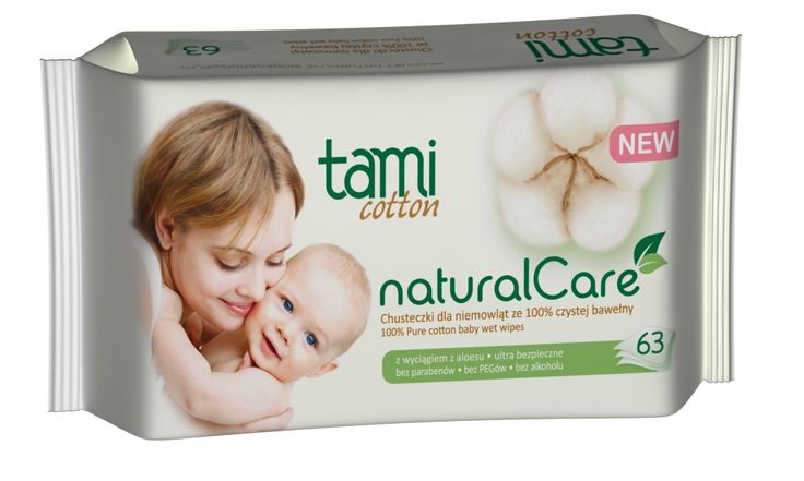 chusteczki nawilżane tami cotton natural care