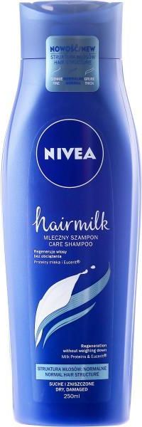 nivea hair milk szampon mleczny do włosów matowych ceneo różowy