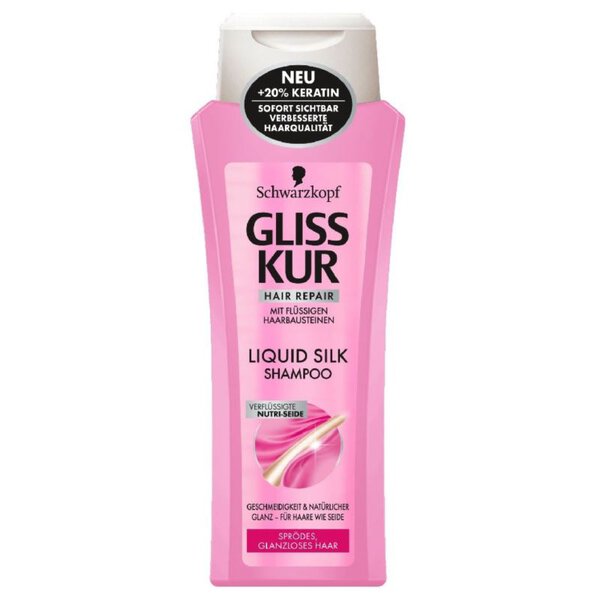 gliss kur liquid silk szampon do włosów łamliwych i matowych