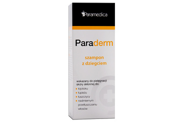 paraderm szampon z dziegciem 150g skład