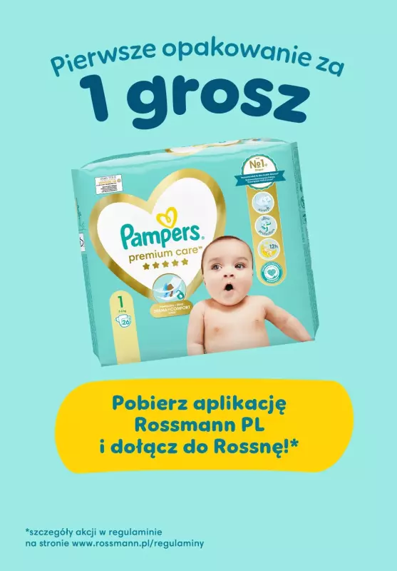 pampers opakowanie za 1 gr