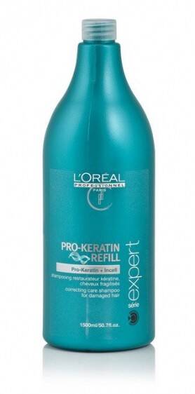 szampon do wlosuw z loreal pro keratin refill