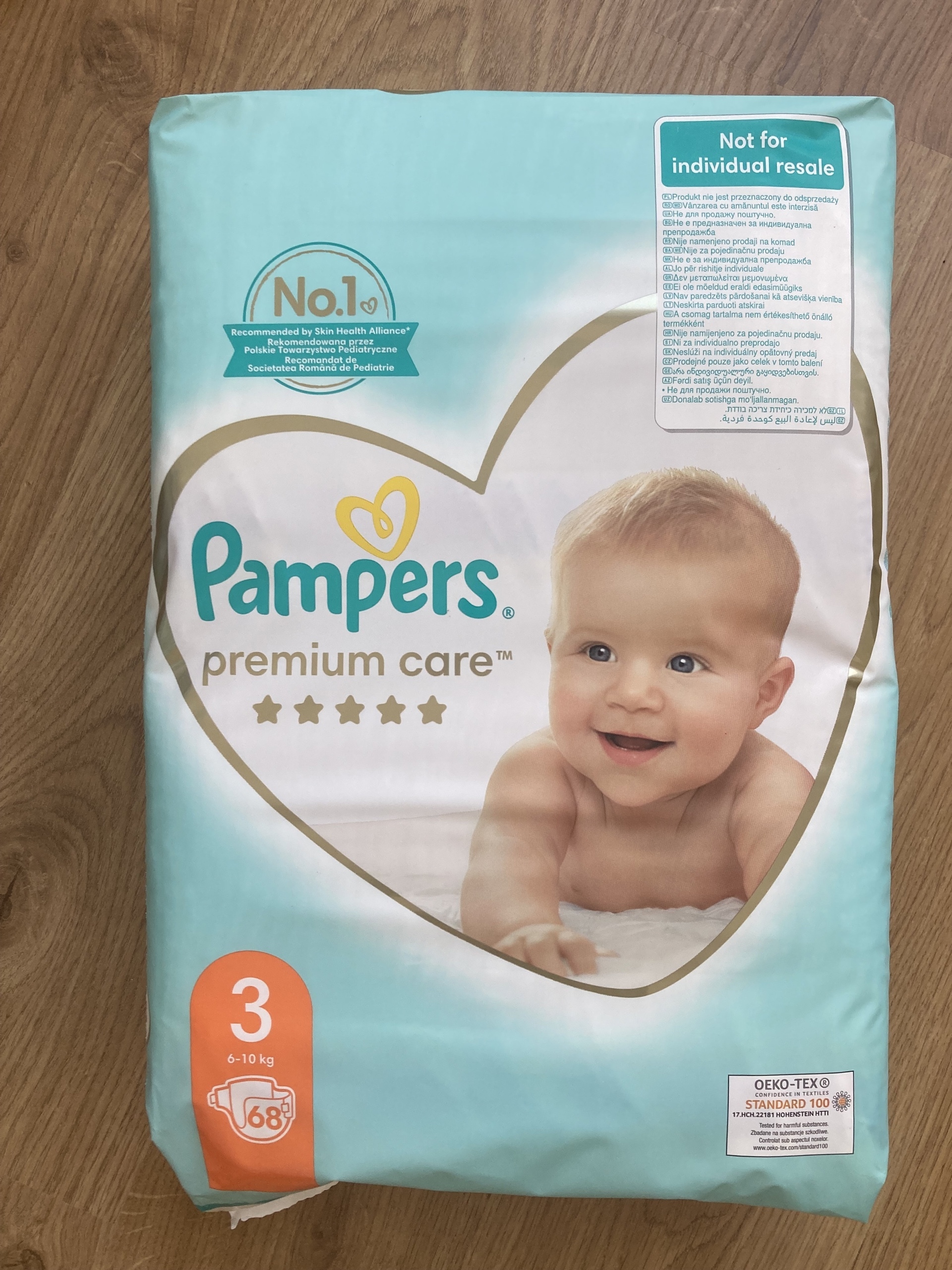 pampers 3 68 szt