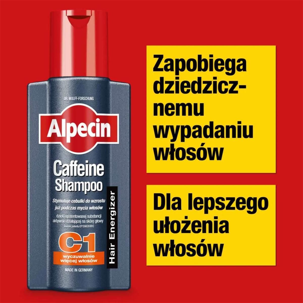 alpecin szampon wypadanie włosów łysienie opinie