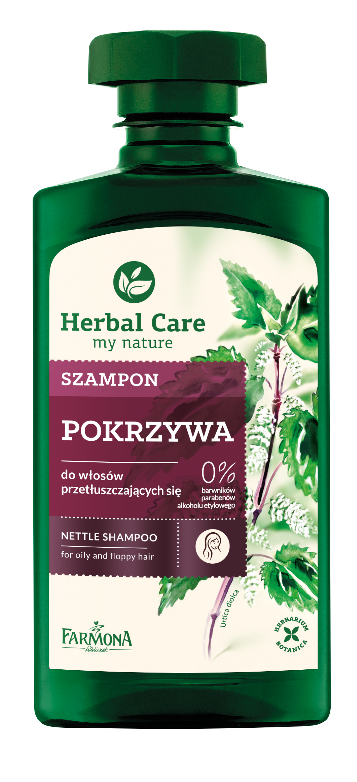 szampon oherbal do włosów przetłuszczających sie