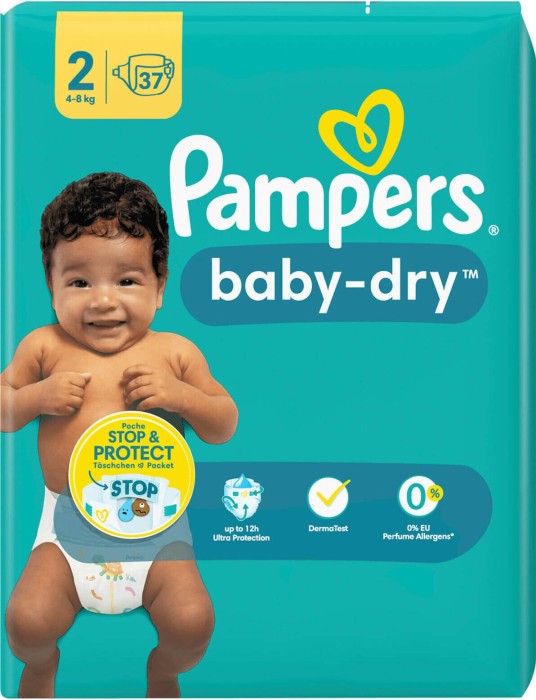 pampers new baby dry 2 100 sztuk