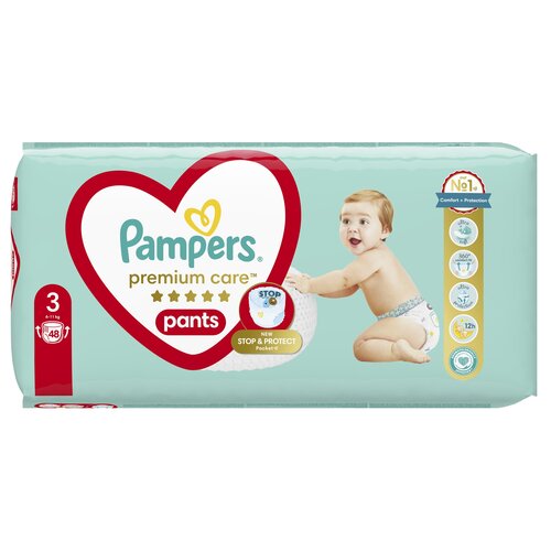 pampers care premium 3 40 sztuk