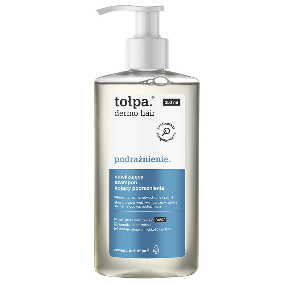 tołpa dermo hair szampon nawilżający kojący 250 ml superpharm