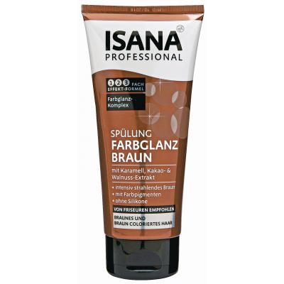 isana professional odżywka do włosów brown color shine 200ml kwc