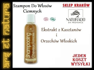 naturado szampon do włosów ciemnych 200 ml