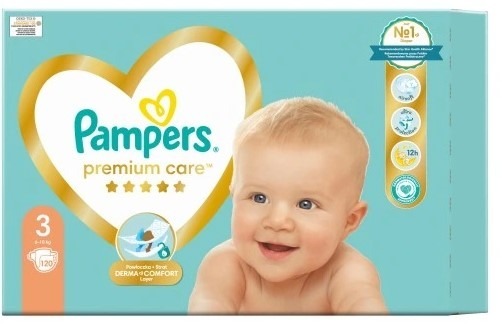 pampers premium care 3 120szt