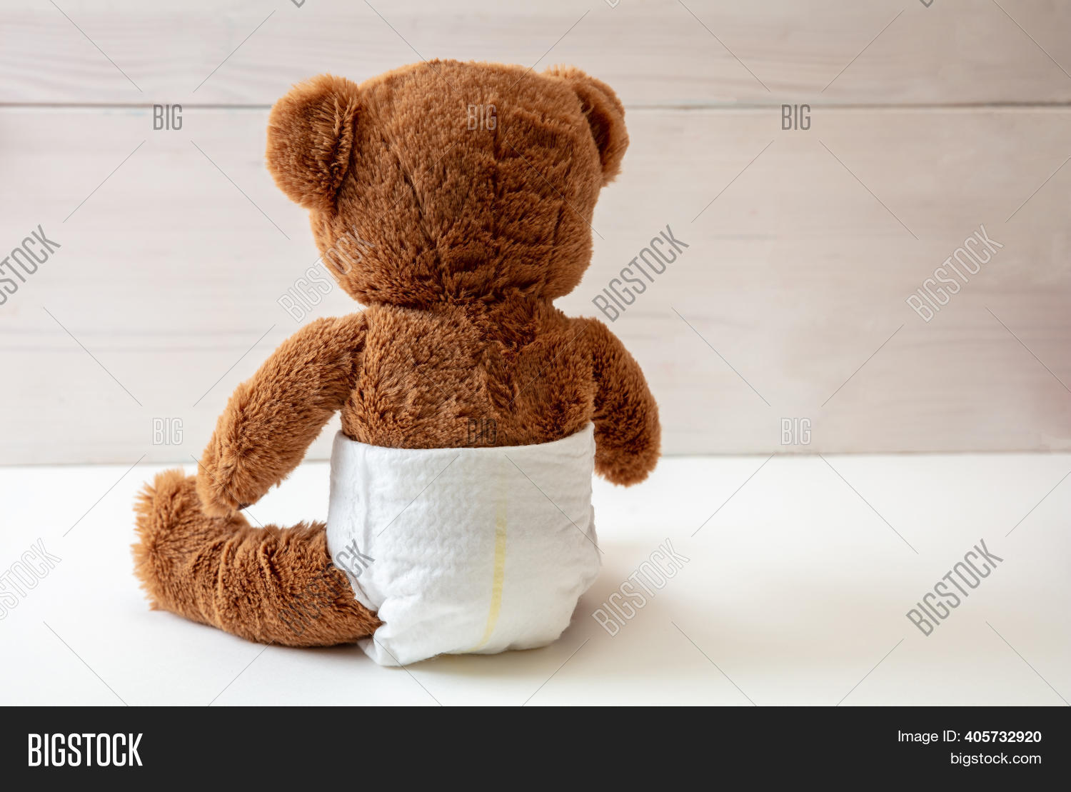 teddy bear with pampers