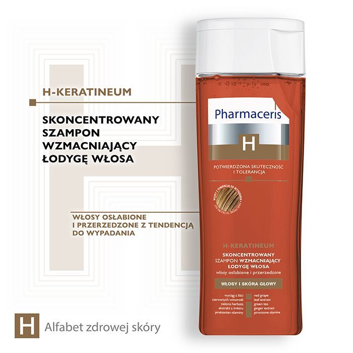 pharmaceris h keratineum szampon p wypadaniu