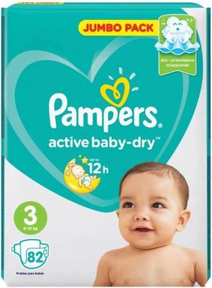 pieluchy pampers 3 active baby dry