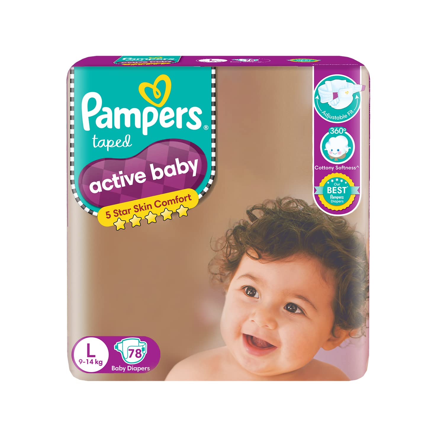 pampers.activ baby dray 4 78szt