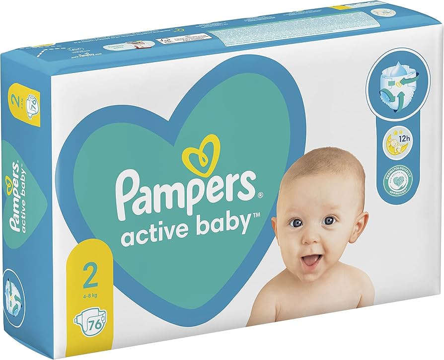 pampers 76 sztuki rozmiar 2