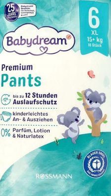 rossmann babydream pieluchomajtki 6 cm