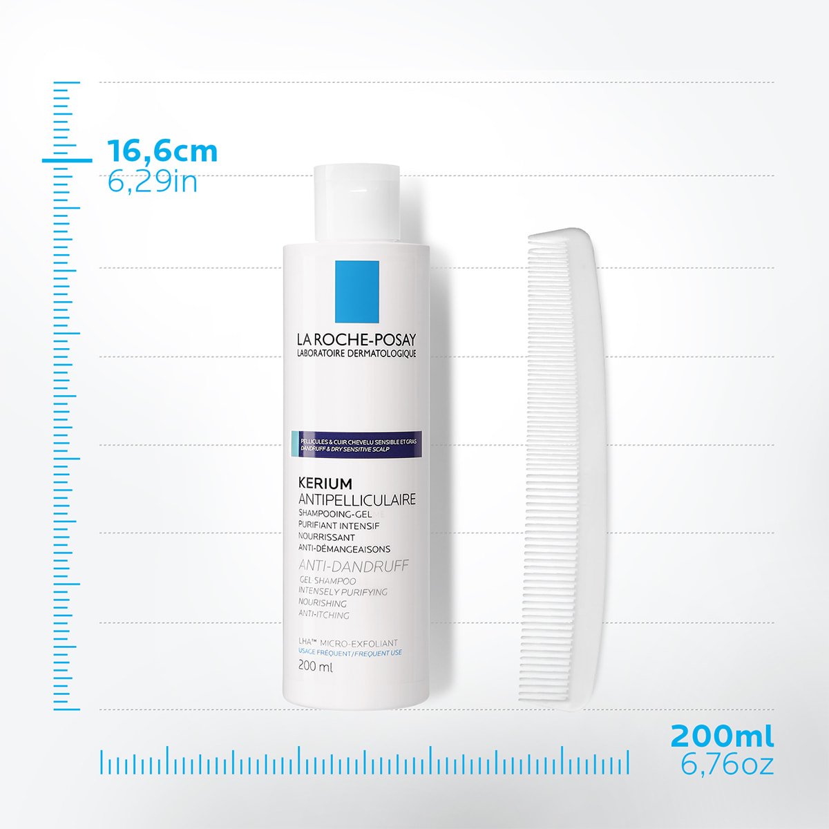 la roche kerium szampon przeciw łupieżowy wł.s.200ml