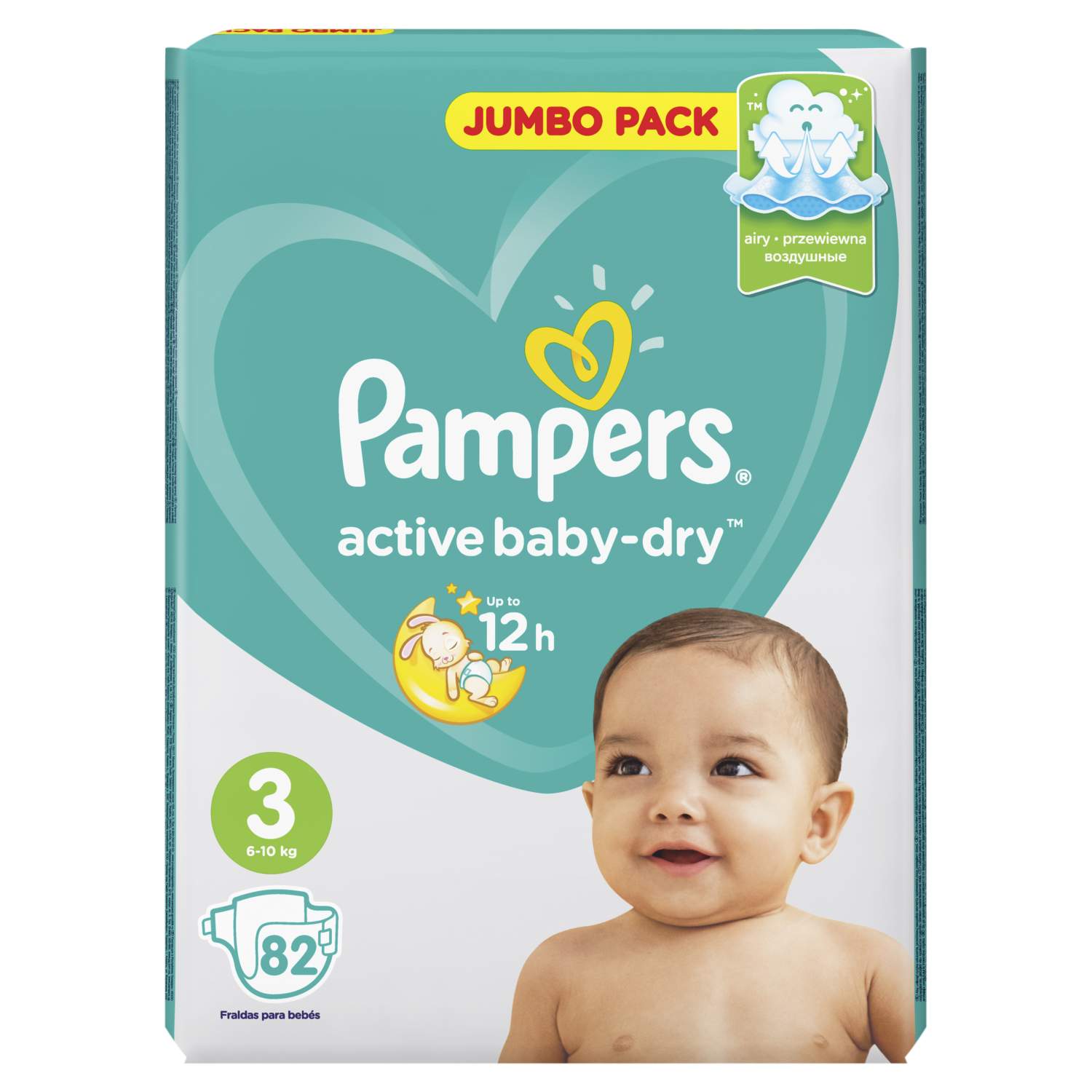 pampers bady dry 3+