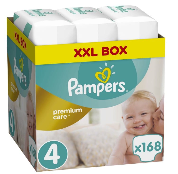 pampers 4 premium care 168