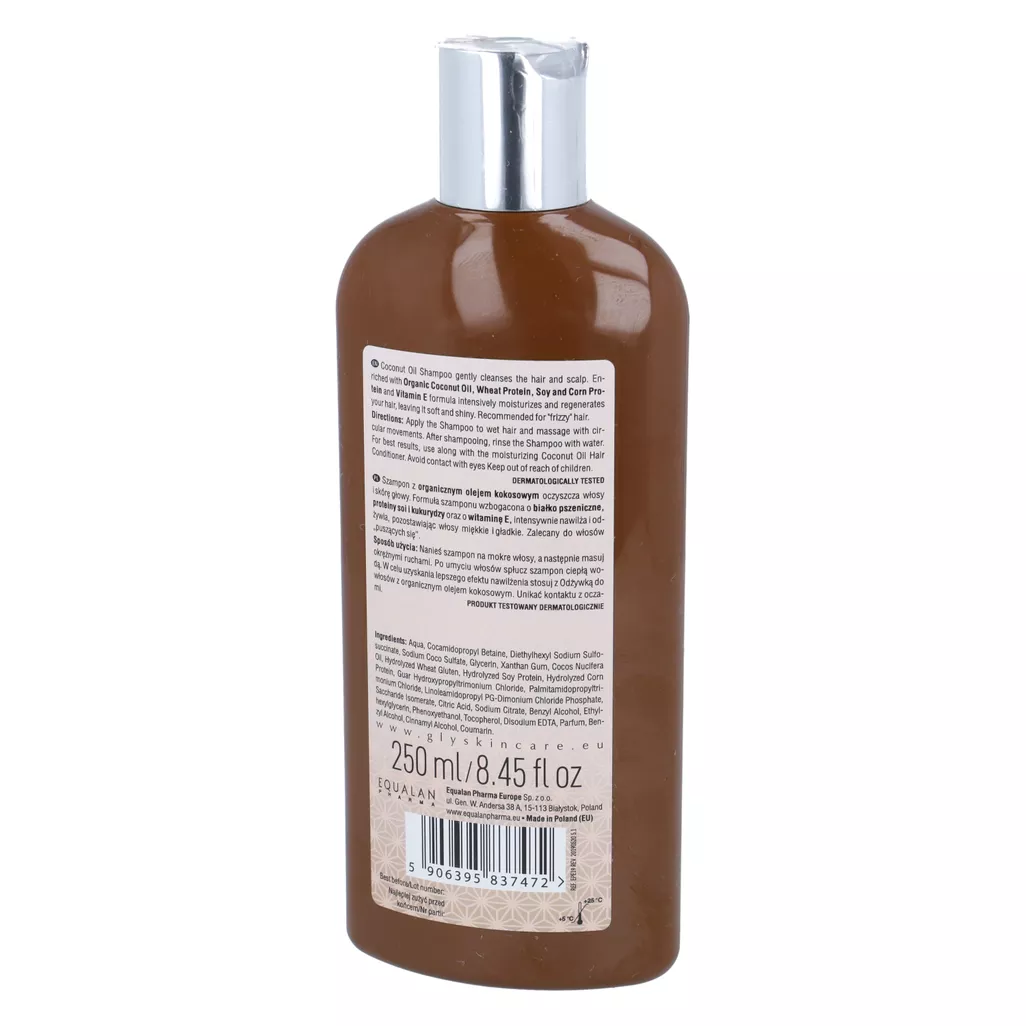 szampon z olejem kokosowym gly skin carew cena