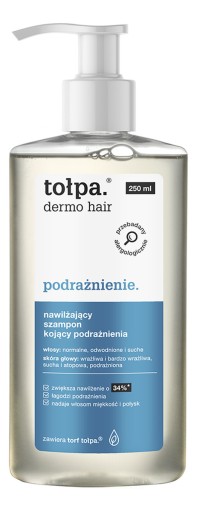 tołpa dermo hair szampon nawilżający kojący