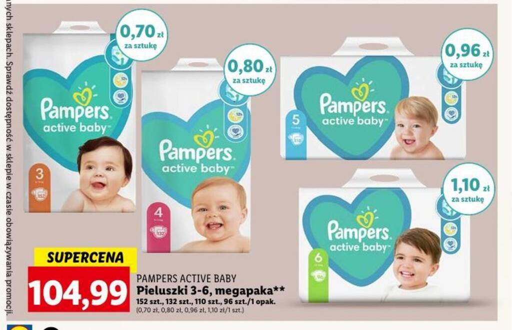 mega paka pampers lidl