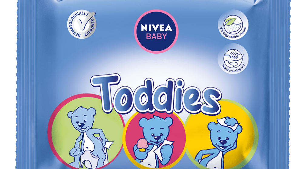 nivea baby chusteczki nawilżane toddies