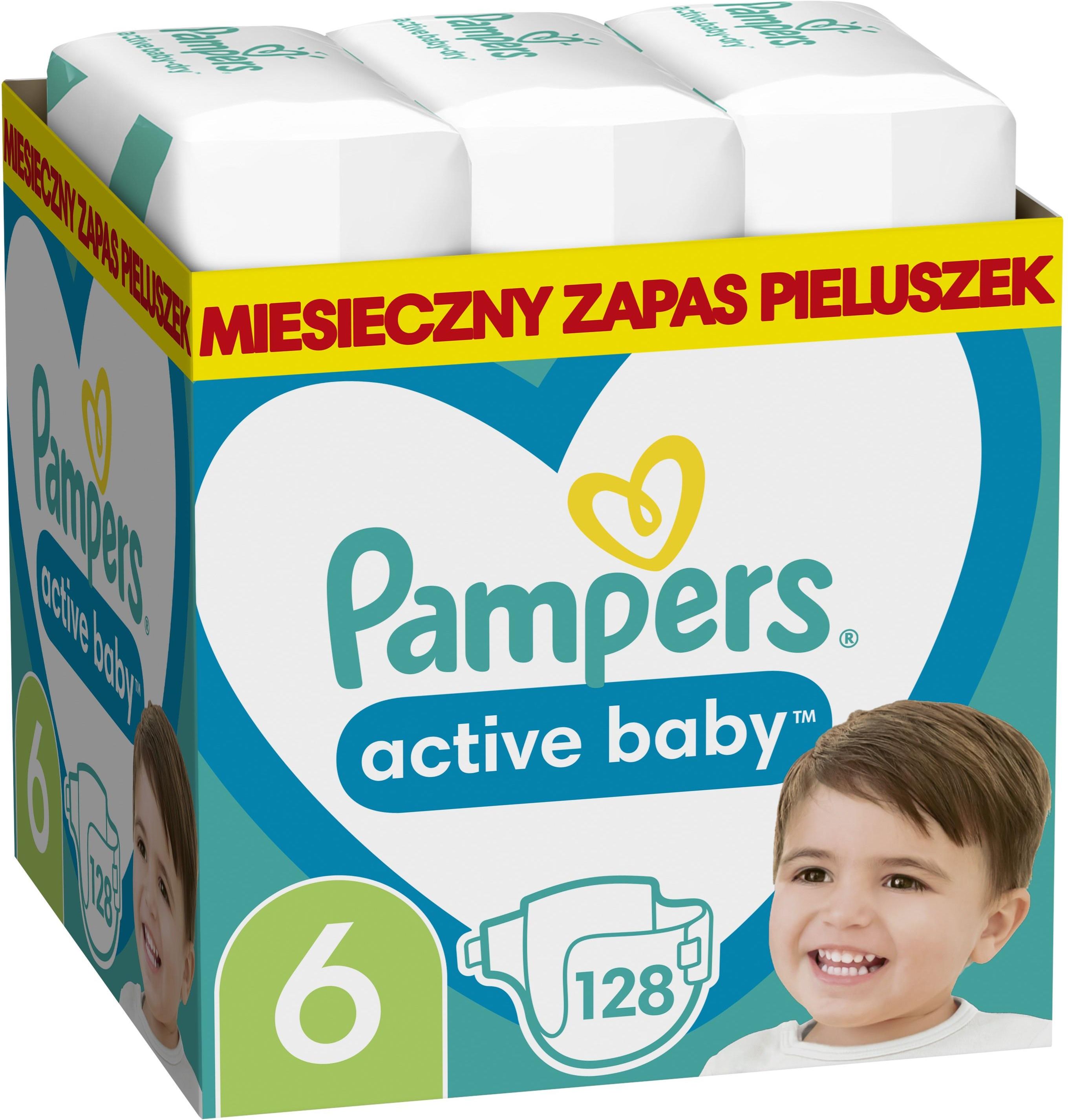 rozmiary pieluchy pampers active baby opinie