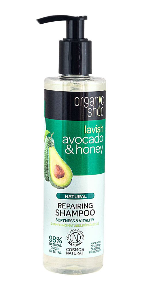 organic shop avocado & honey szampon