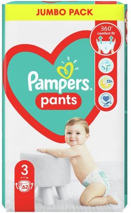 pieluchomajtki pampers jumbo rozmiar 3