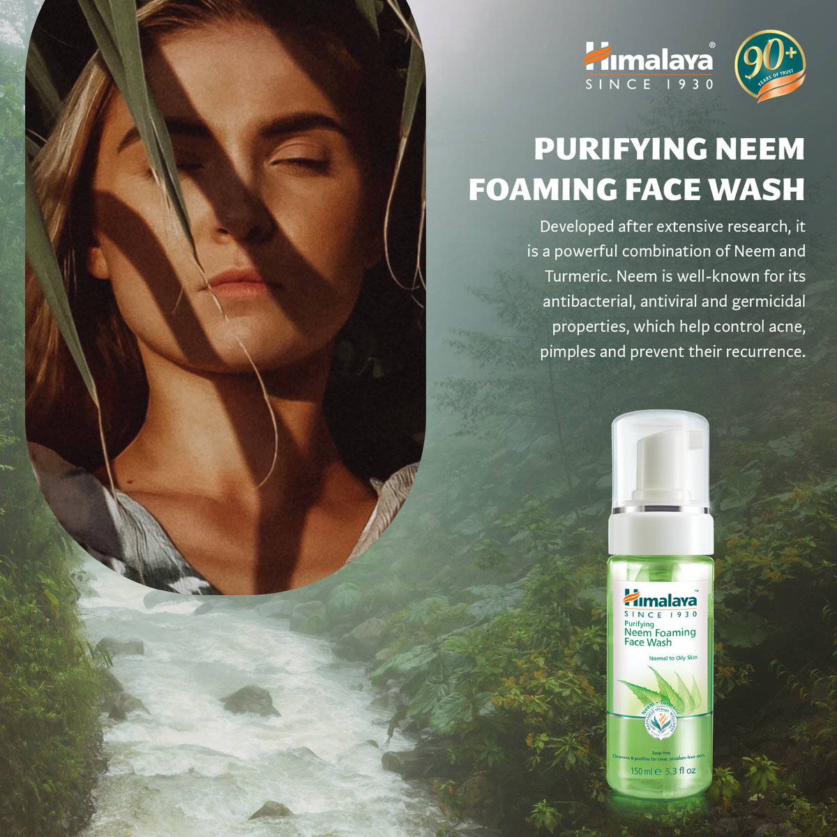 himalaya neem pianka do mycia twarzy