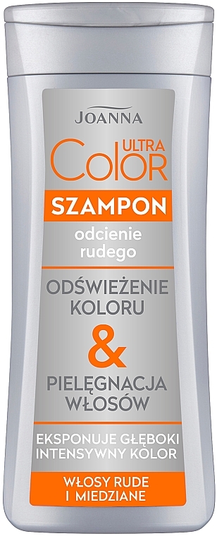 szampon joanna ultra color system do włosów rudych rossmann