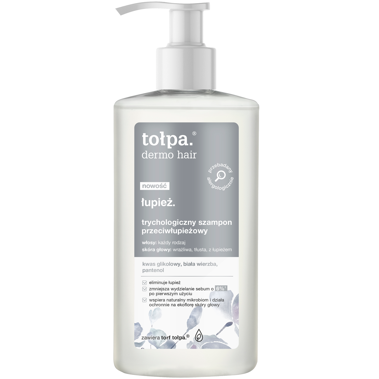 tołpa dermo hair szampon nawilżający kojący 250 ml hebe