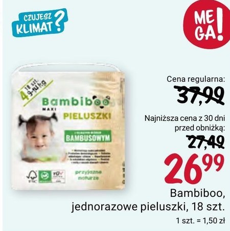 bambiboo pieluchy rossmann