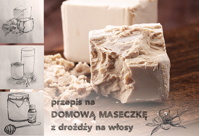 odżywka do włosów z drożdży