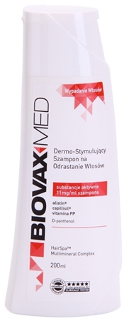 lbiotica biovax med dermo-stymulujący szampon na odrastanie włosów 200ml