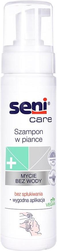 seni care szampon w piance do mycia włosów bez spłukiwania