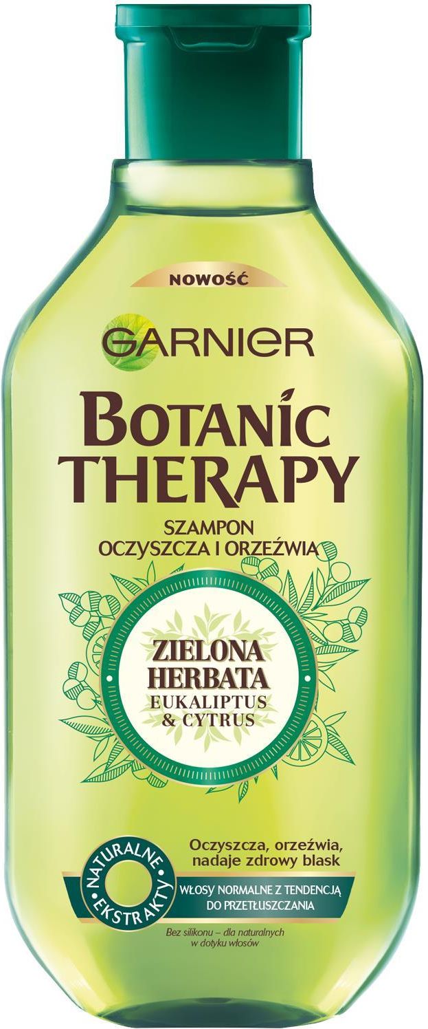 botanic therapy zielona herbata eukaliptus & cytrus szampon do włosów