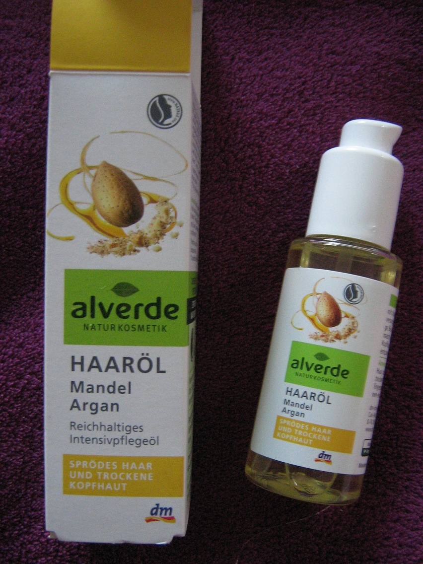 alverde haarol mandel argan olejek do włosów