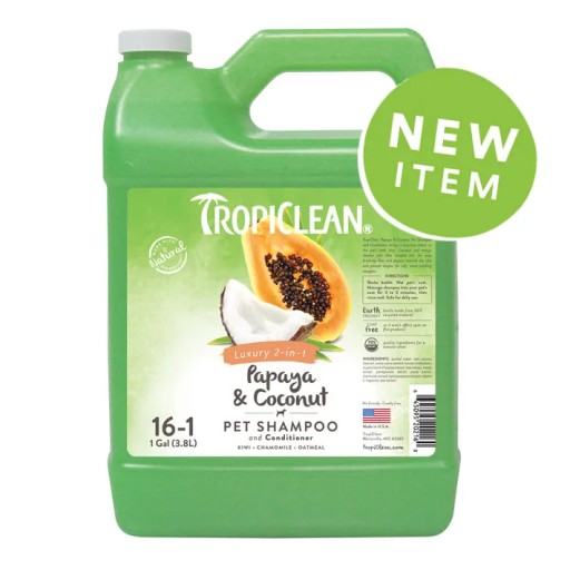 szampon z odżywka dla psa tropiclean coconut