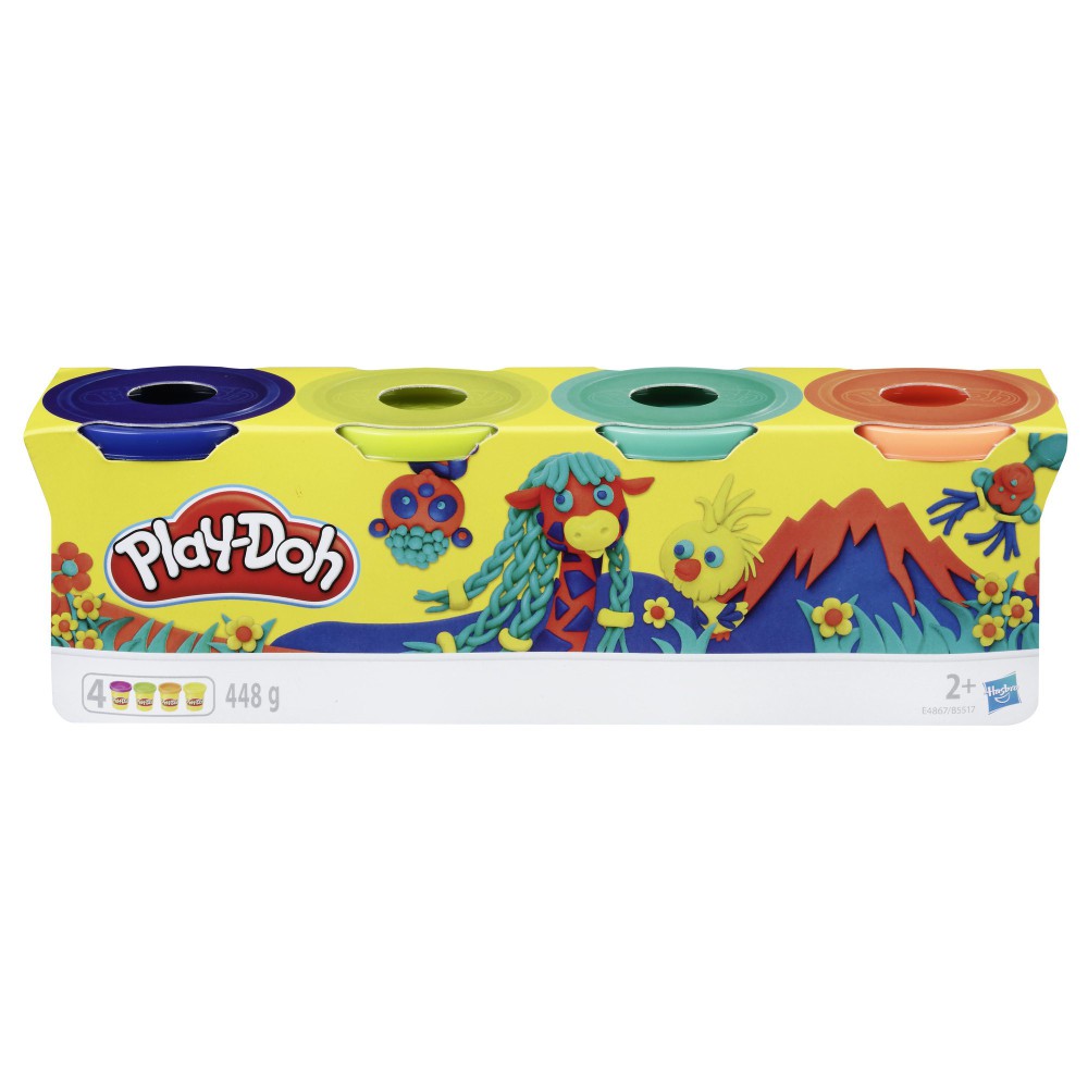 PlayDoh B5517 Zestaw plasteliny 4 szt.