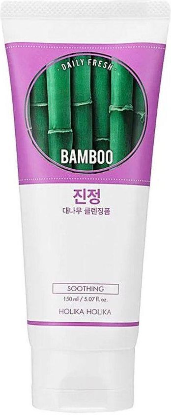 holika holika bamboo łagodząca pianka do twarzy 150ml