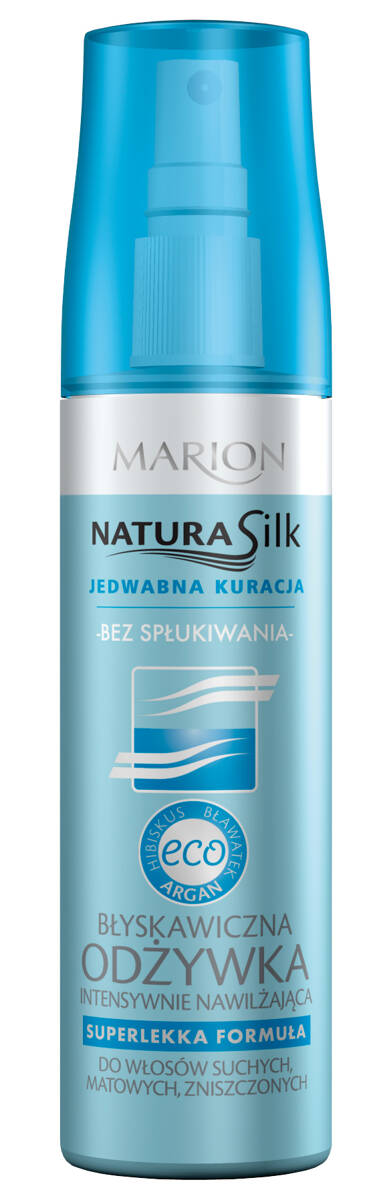 marion natura silk błyskawiczna odżywka do włosów intensywnie nawilżająca