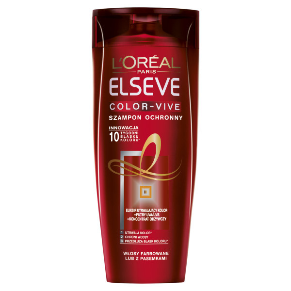 l oreal paris elseve color-vive szampon do włosów farbowanych