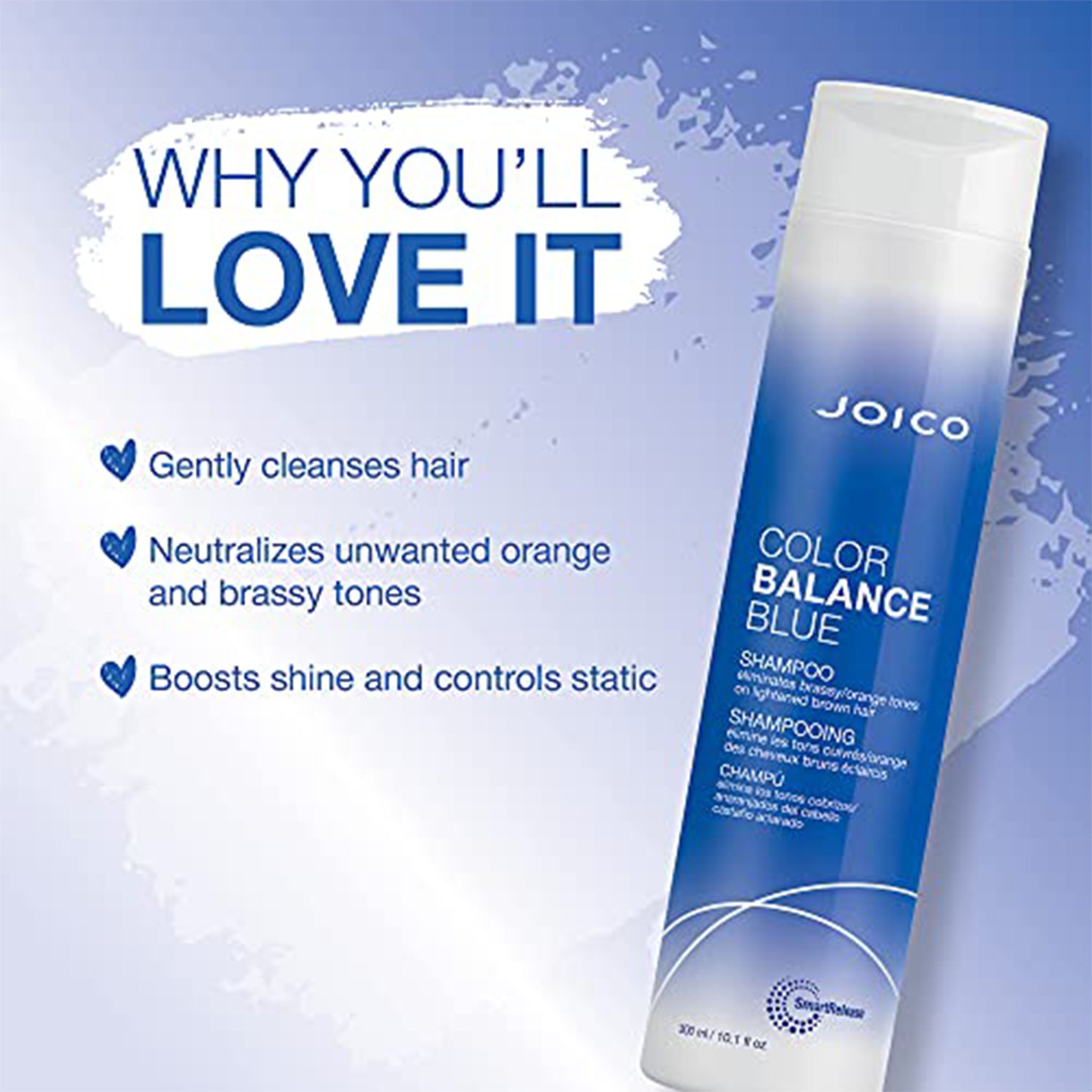 joico color balance blue szampon włosy blond 1000