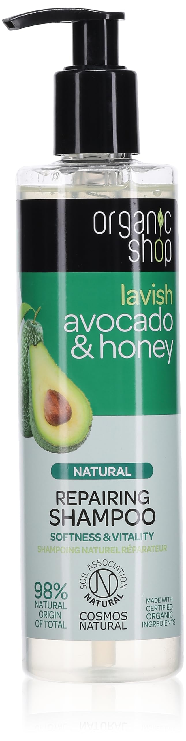 organic shop avocado & honey szampon