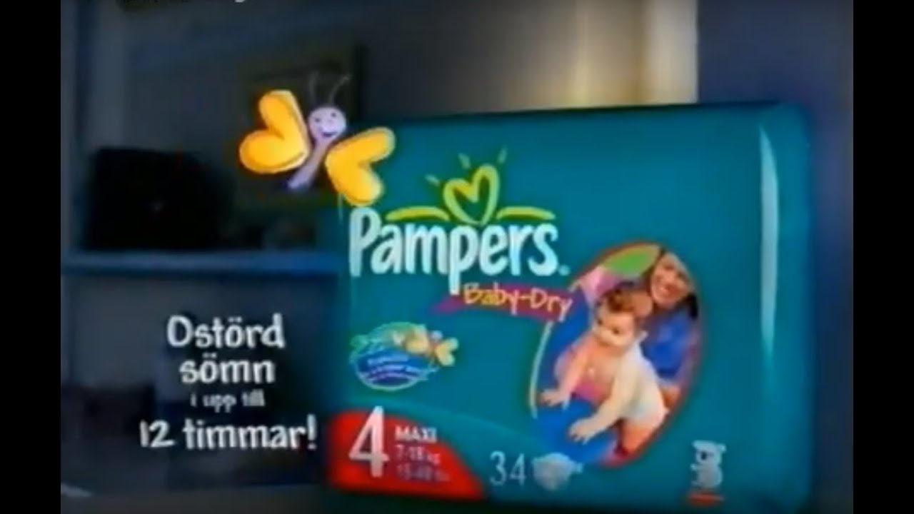 reklama pampers 1996