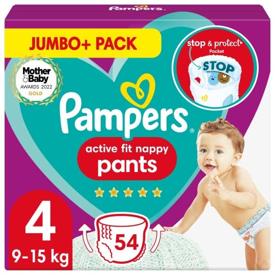 pampers active fit 4 plus